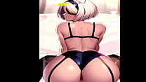 OH MY WAIFU | fucked harder 2b full sex scene gameplay