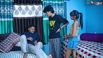 DESI VIRGIN GIRL HARDCORE FUCK WITH HER TWO FIREND'S WHEN SHE WAS ALONE AT HOME FULL MOVIE ( HINDI AUDIO )
