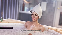 His Hot Stepmom Caught Him Watching Her While She Was Taking a Shower - Ms Denvers 02 3D Porn Game