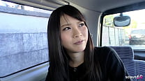 Petite Japanese Teen Pickup and talk to intense Vibro Egg Orgasm at Cat in uncensored JAV Casting