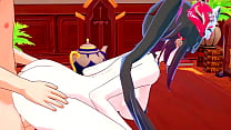 Sparkle takes in the pussy hard - honkai star rail hentai porn
