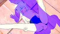 Gawr Gura has Wet and Horny Sex at the Beach - Hololive Hentai