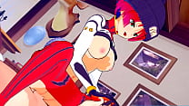 Machu gets Horny after Training - Anime 3d hentai