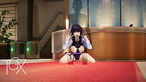 Anime Hentai Game Gaming Hinata Hyuga netorare fucks with lots of sex in various positions and Blowjob Naruto