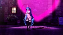 Hatsune Miku Miracle Paint Project diva Nude Mod Punk Costume