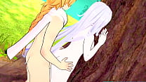 Skirk teaches her Student how to make her Squirt in Sex - Genshin Impact Hentai