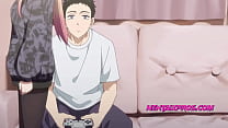 Enough video games, Let's do SEX games | Teens First Time - Uncensored Hentai